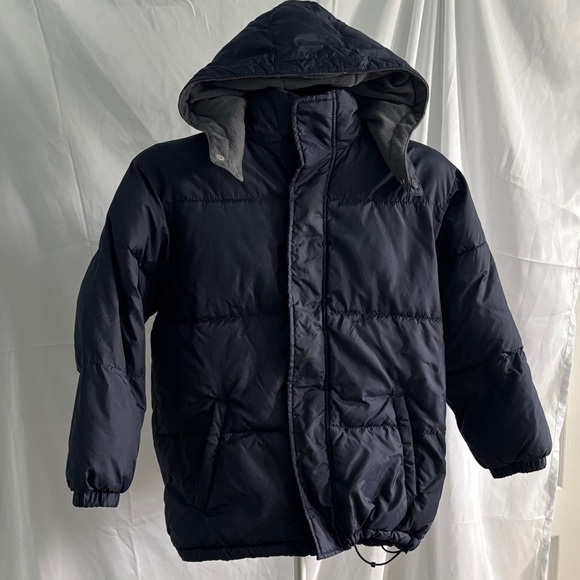 GAP Other - Boys Navy Hooded Puffer Jacket